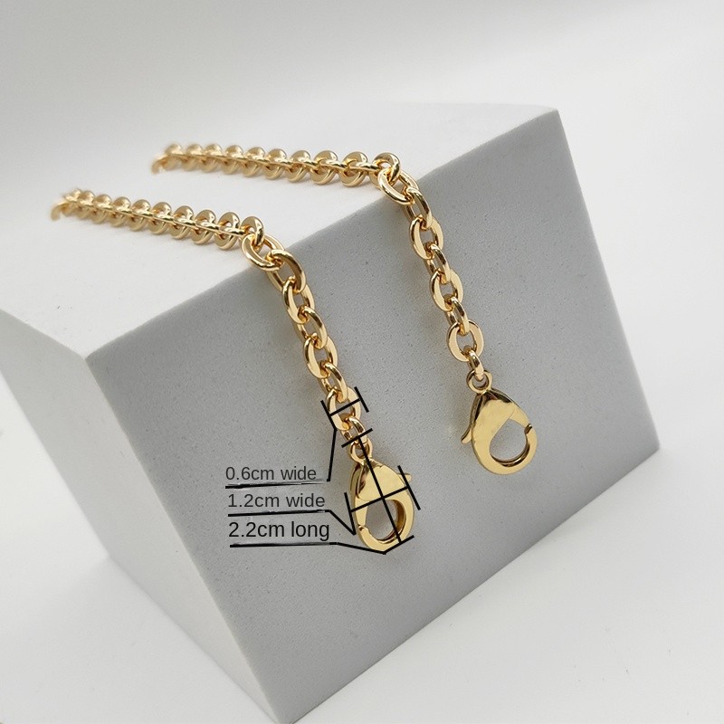 Golden Bag Chain Replacement Bags Strap For LV Women's Bag Metal Extension Chains Underarm Crossbody