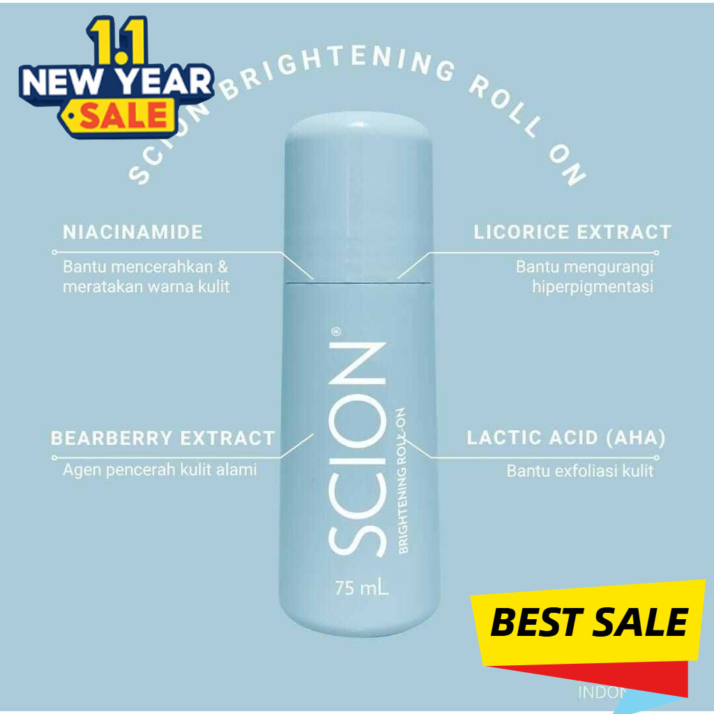 Deodorant Anti Keringat dan Harum Scion® Whitening Roll On - 75 ml Original Nu Skin Perawatan, Kecan