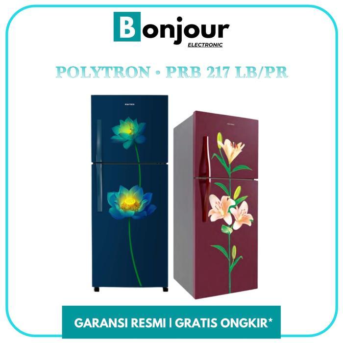 POLYTRON PRB217LB I PRB217PR I POLYTRON KULKAS 2 PINTU 210 L I PRB217