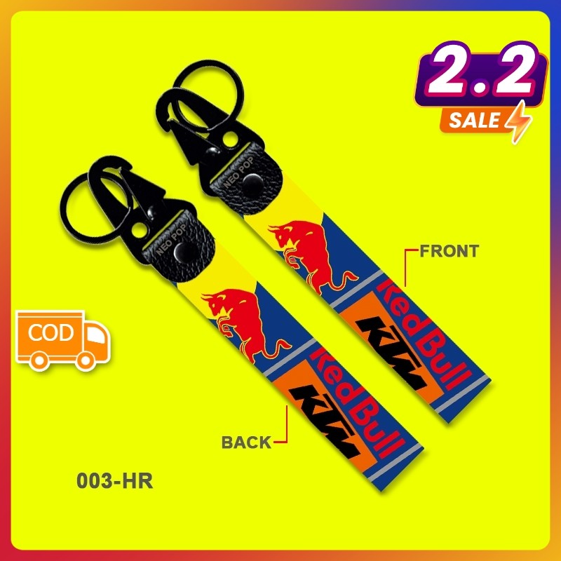 GANTUNGAN KUNCI PREMIUM REDBULL KTM KEYCHAIN MOTOGP FACTORY RACING TEAM RED BULL READY TO RACE ACADE