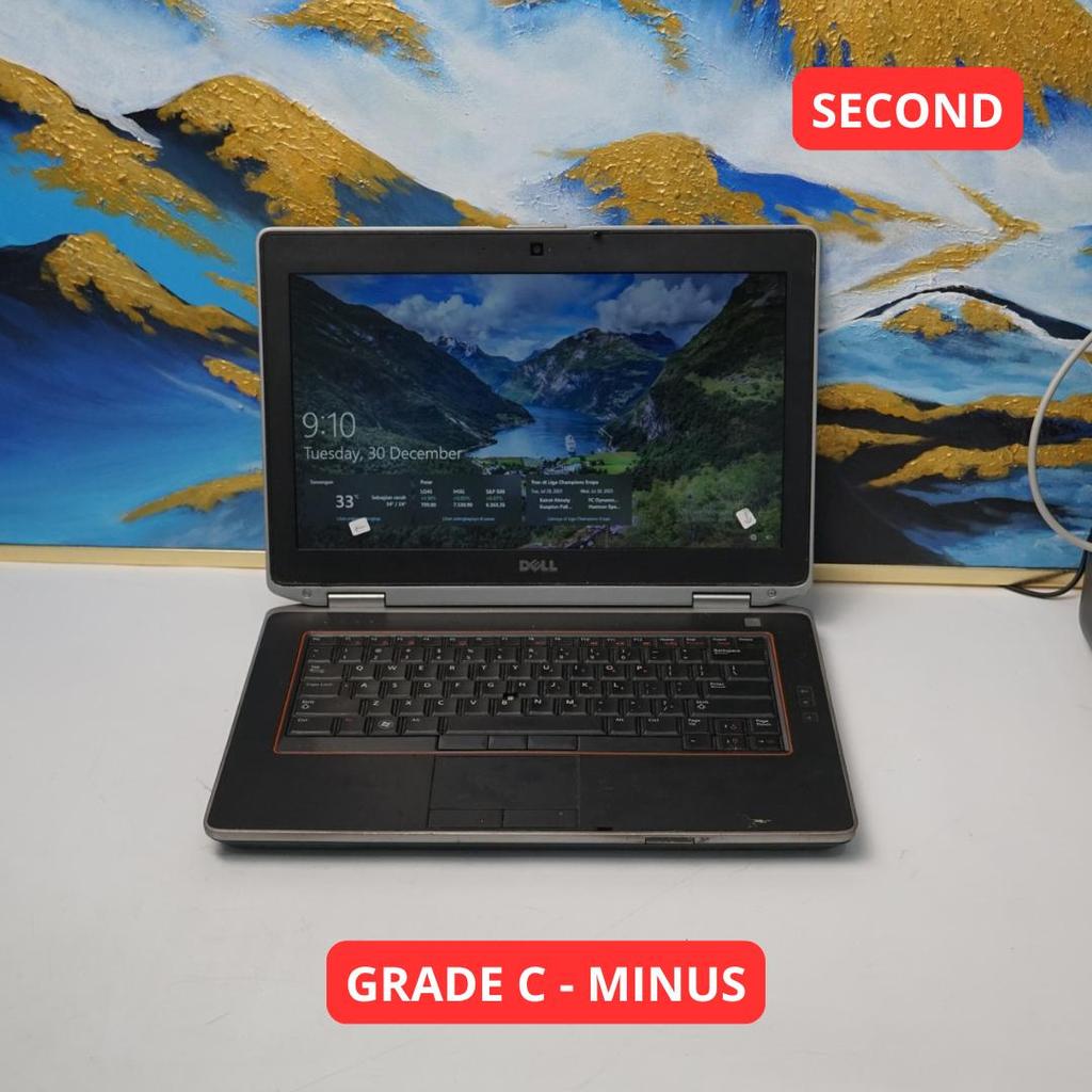 DELL LATITUDE E6420 I5 2520M 4 GB (14") GRADE C - MINUS LAPTOP SECOND ORIGINAL SINAR MUTIARA CELL