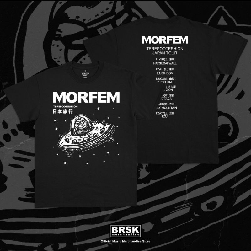 Kaos  Morfem - Japan Tour (Gratis Poster Japan Tour)