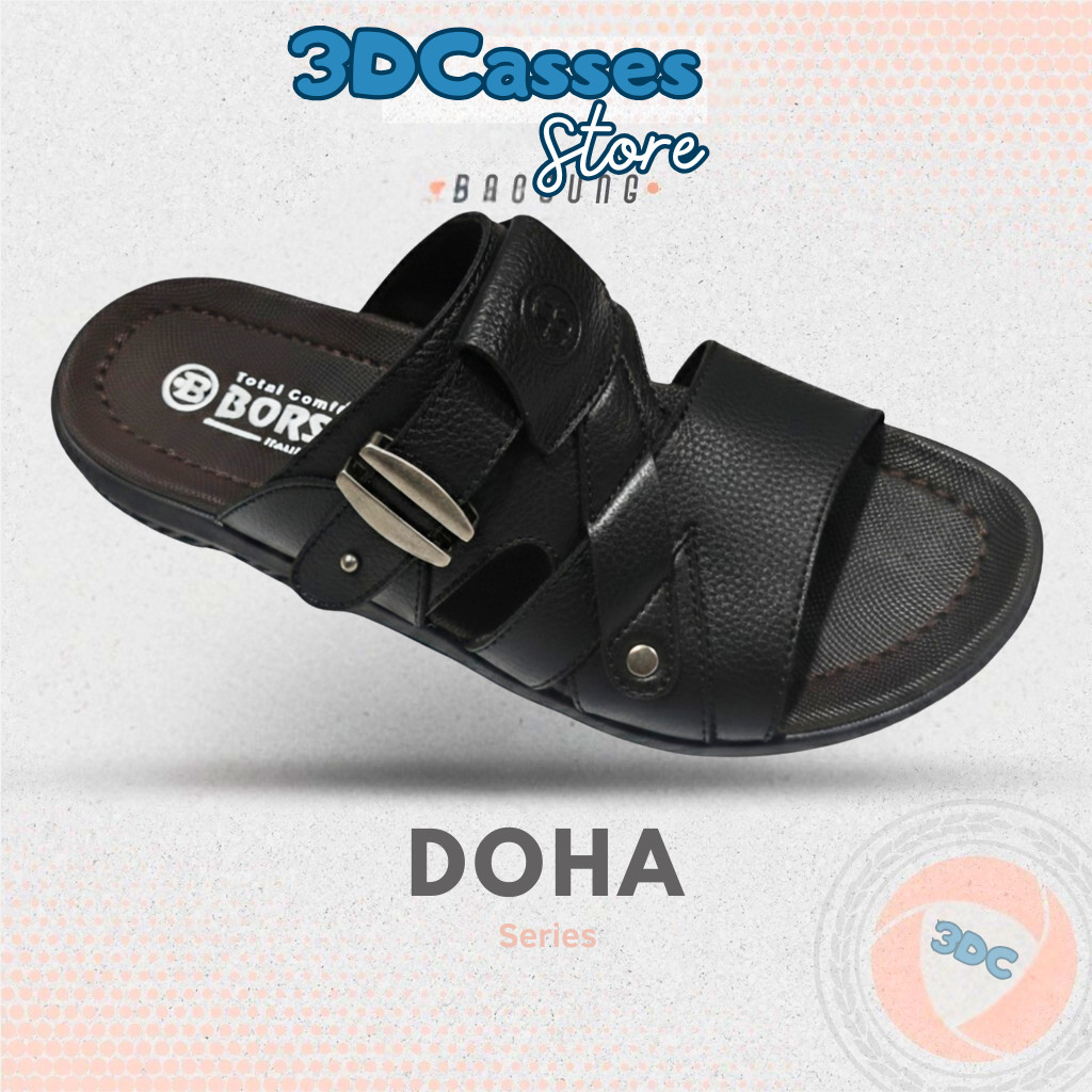 BORSA DOHA -  SANDAL KULIT ASLI u/ PRIA ORIGINAL BORSA