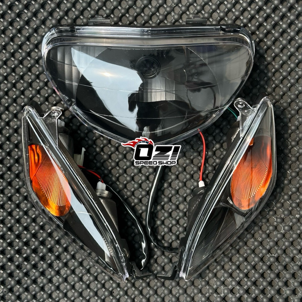 LAMPU DEPAN - LAMPU SEIN UNTUK MOTOR MIO SPORTY 5TL MODEL STANDAR CUSTOM MIKA BENING / HEADLAMP - LA