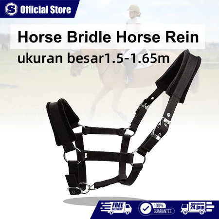 Tali Kekang Kepala Kuda Besar 1,5-1,65m / Tali Kekang Rambut Kuda / Tali Kekang Rambut Kuda / Tali K
