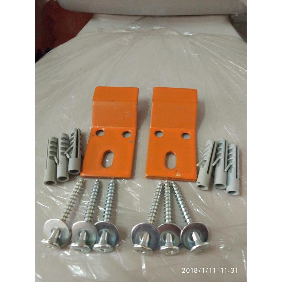 Gantungan Wastafel/Bracket Breket Wastafel Komplit Baut Pisher