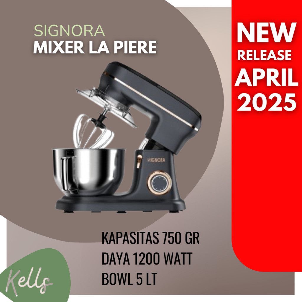 Signora Mixer La Piere 1200W Kapasitas 750 Gr