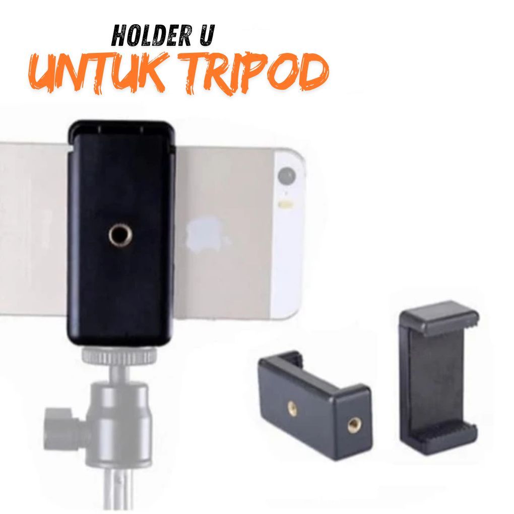 Holder U Tripod Penjepit Hp Universal Holder HP Tripod