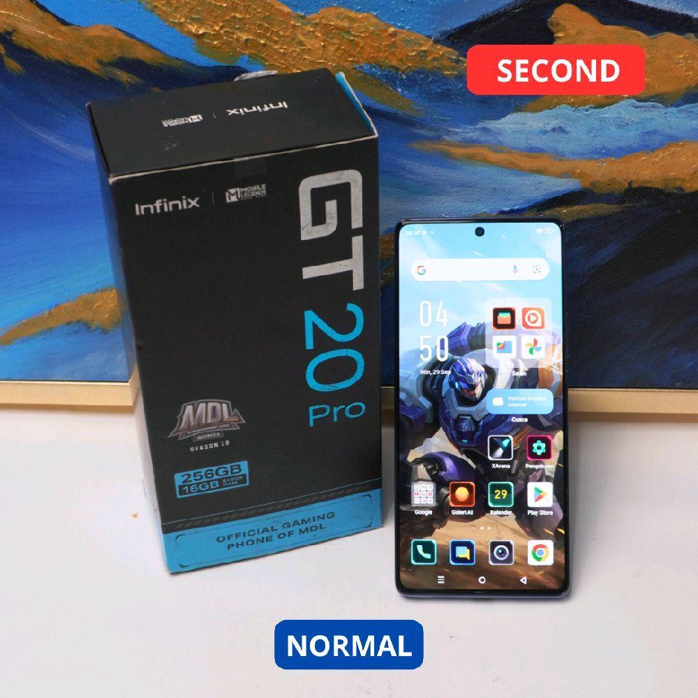 INFINIX GT 20 PRO 12/256 GB HP SECOND ORIGINAL SINAR MUTIARA CELL