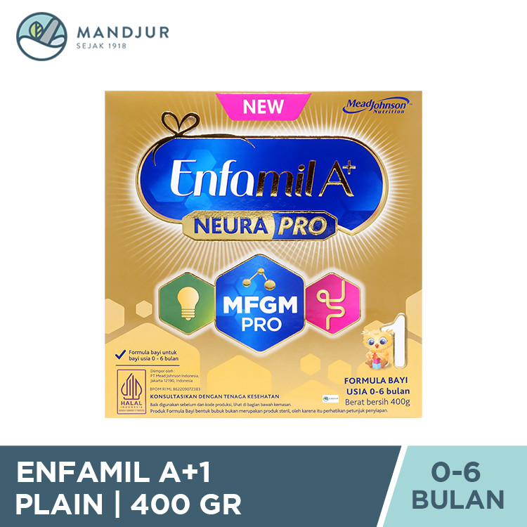 Enfamil A+1 - Susu Formula Bayi 0-6 Bulan 400 gram