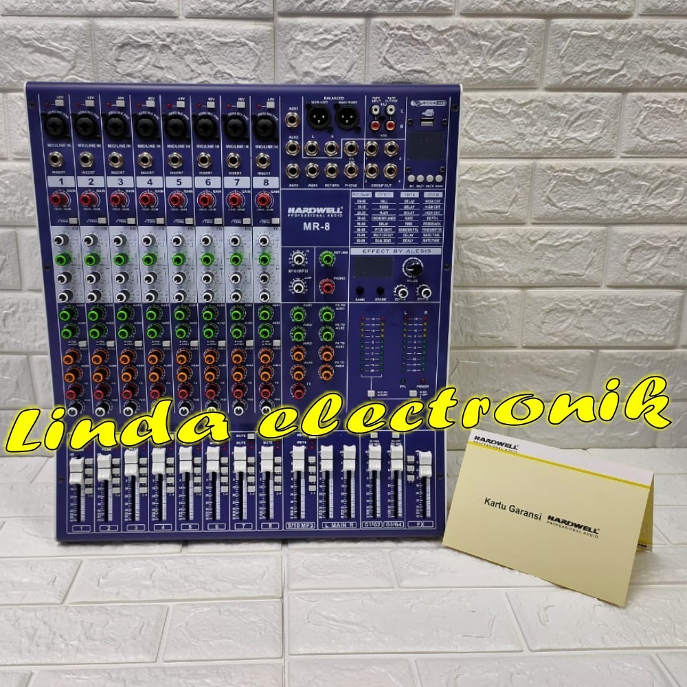 Mixer Hardwell MR 8 Original 8 Channel mr8 mixer hardwell mr8 hardwell mr 8