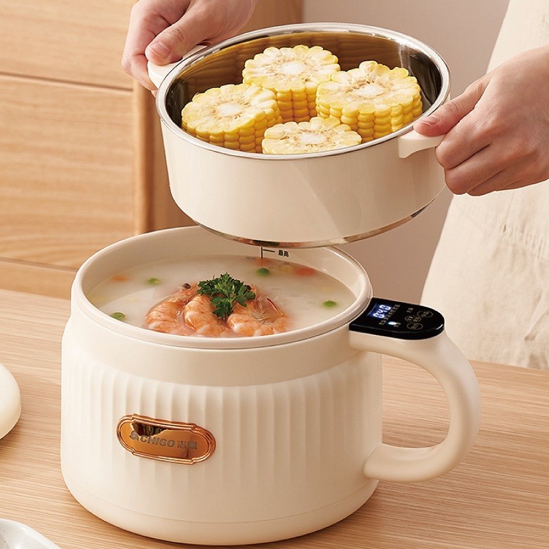 12L  Electric Cooker Student Dormitory Hot Pot Multifunction Pot Home Reservation NonStick Rice Cook