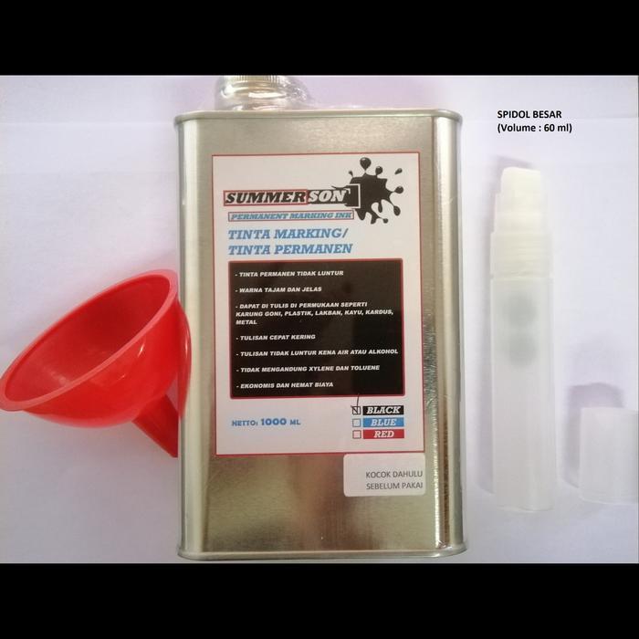 Tinta Refill Spidol Permanen Summerson 1 Liter - Hitam