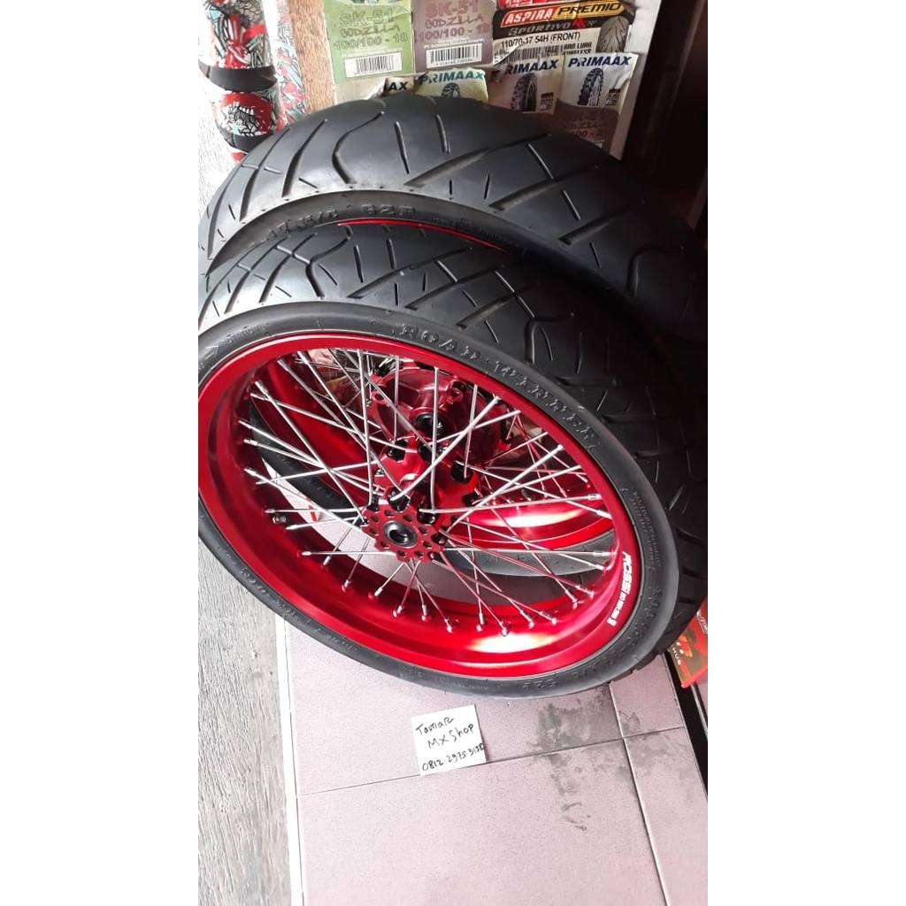 SUPERMOTO CRF 300/350 Ring 17 Paket Hemat Roda Sumo CRF Velg Rossi