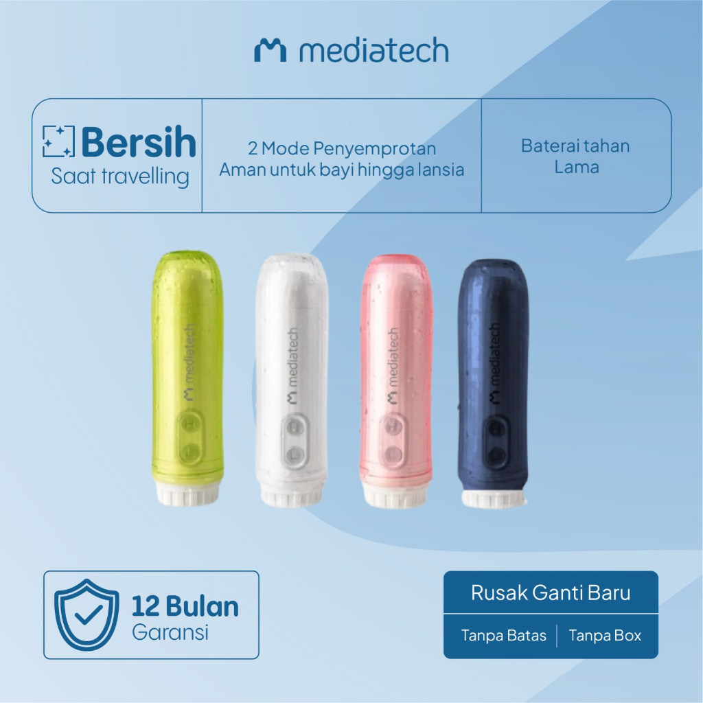 Mediatech Travel Bidet Electric / Jet Washer Portable