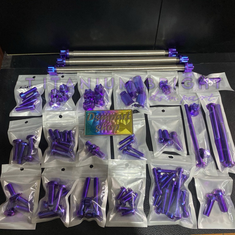 Baut Titanium Full Rx King Original Titanium GR5