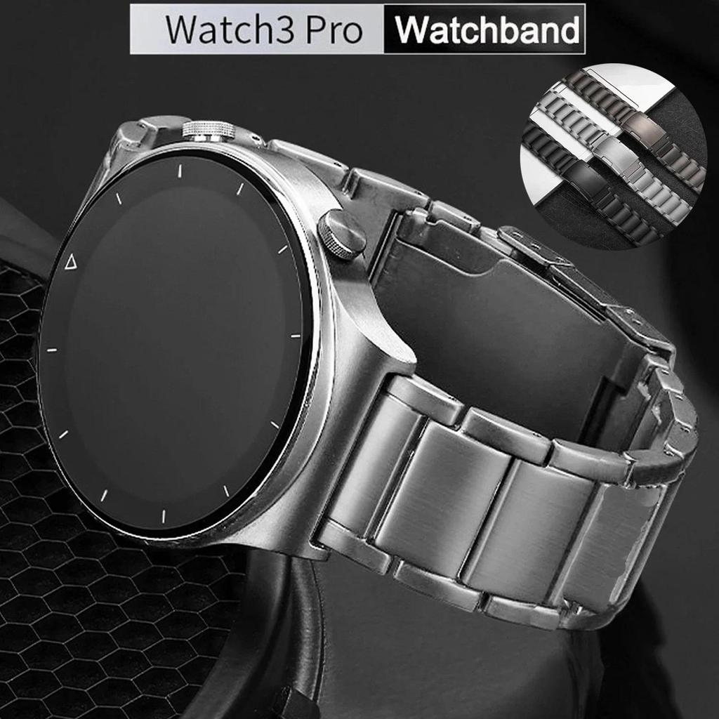 Titanium Metal Band Strap for Huawei Watch 3 GT2 Pro GT3 Watchband for Samsung Galaxy Watch 3 45mm 1