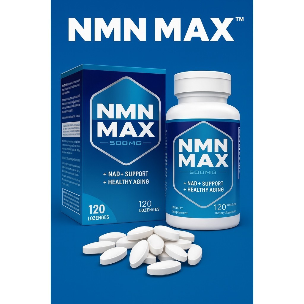 Nmn Max 500Mg Nad + Nicotinamide Mononucleotide 60 Capsules Usa suplemen untuk pria wanita suplemen 