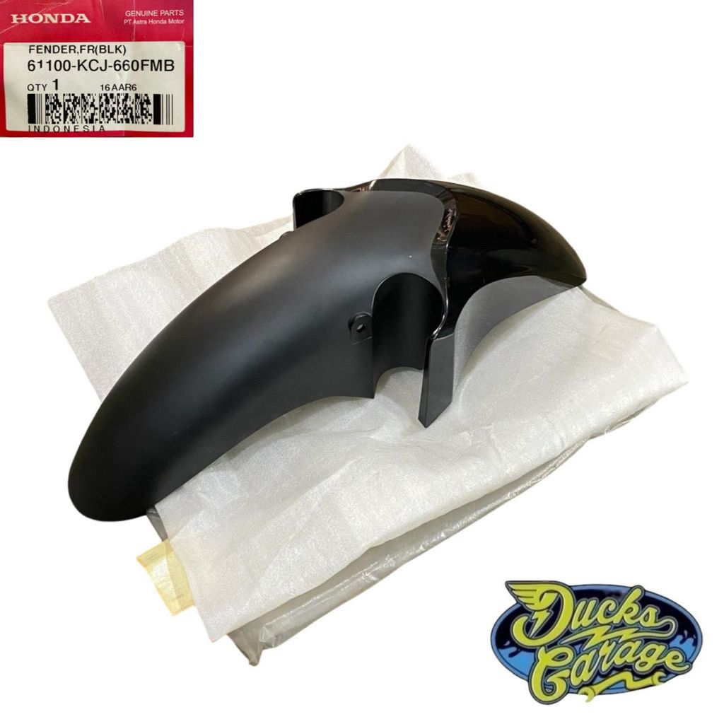 61100-KCJ-660FMB Spakbor Slebor Depan Honda Tiger Revo Tirev Original HITAM