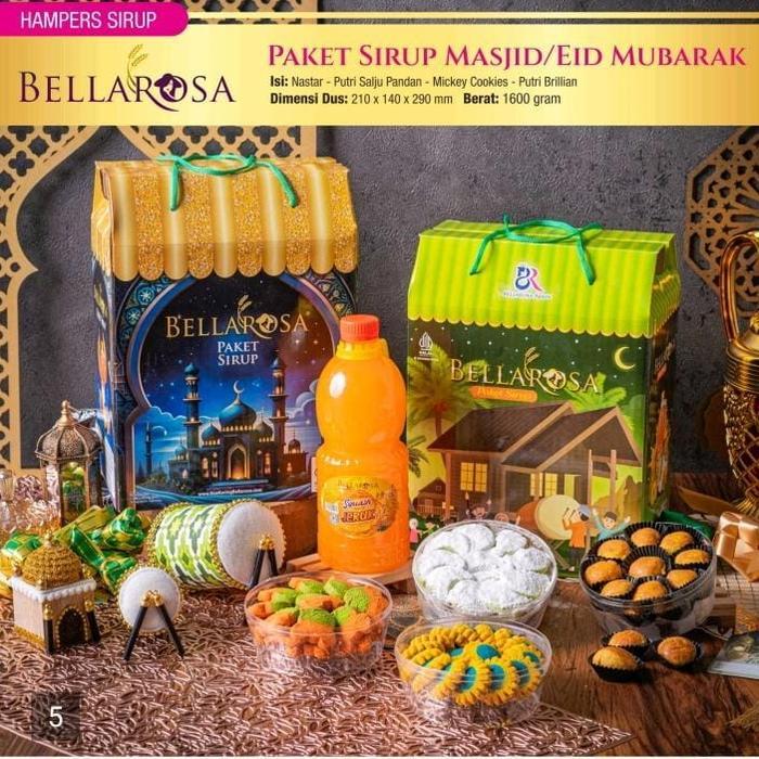 Paket Sirup BellaRosa Kue &Coklat Lebaran Hampers Parcel Kado Terlaris