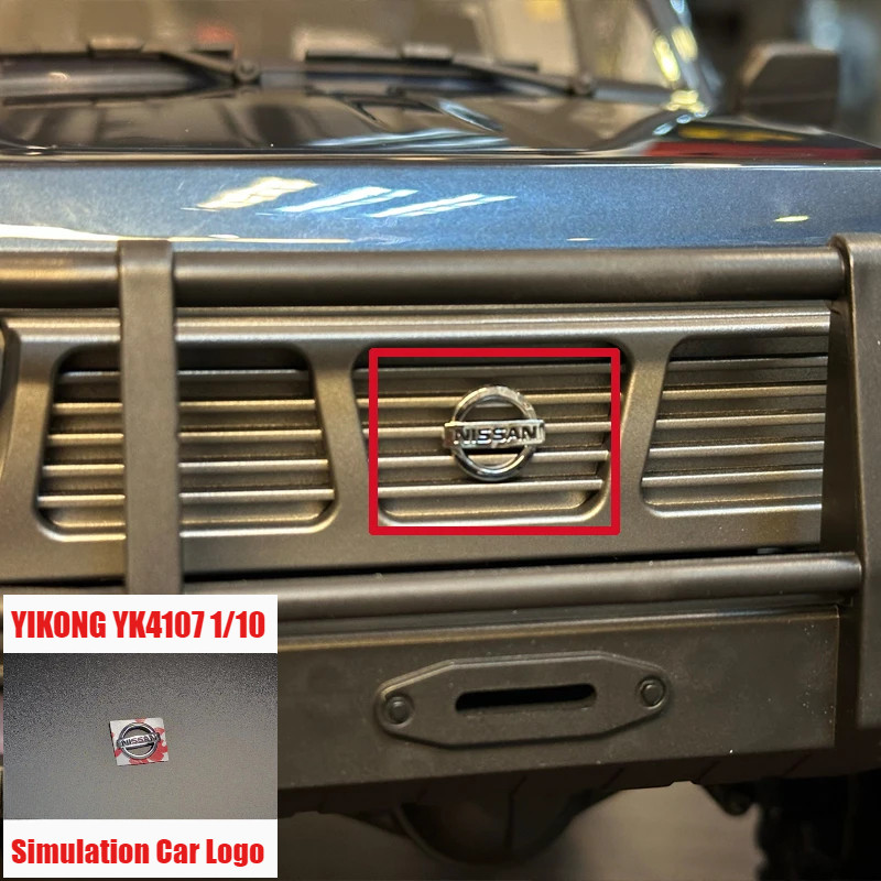 YIKONG yk4107 1/10 RC Car Spare Parts Simulation Car Logo Accessories