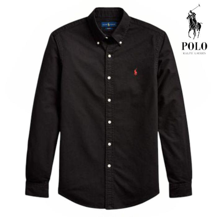 GADINGKU_  Kemeja Pria Polo Ralph Lauren Lengan Panjang Katun Oxford Premium
