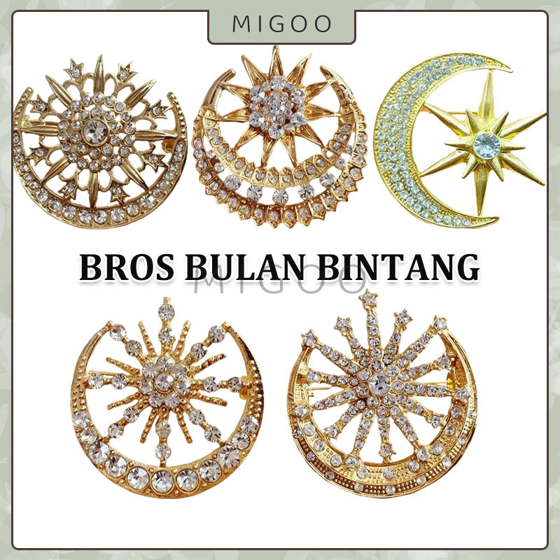 Bros Tanjak / Bros Melayu / Bros Bulan Bintang/Bros Kristal Korea/Bros Mewah