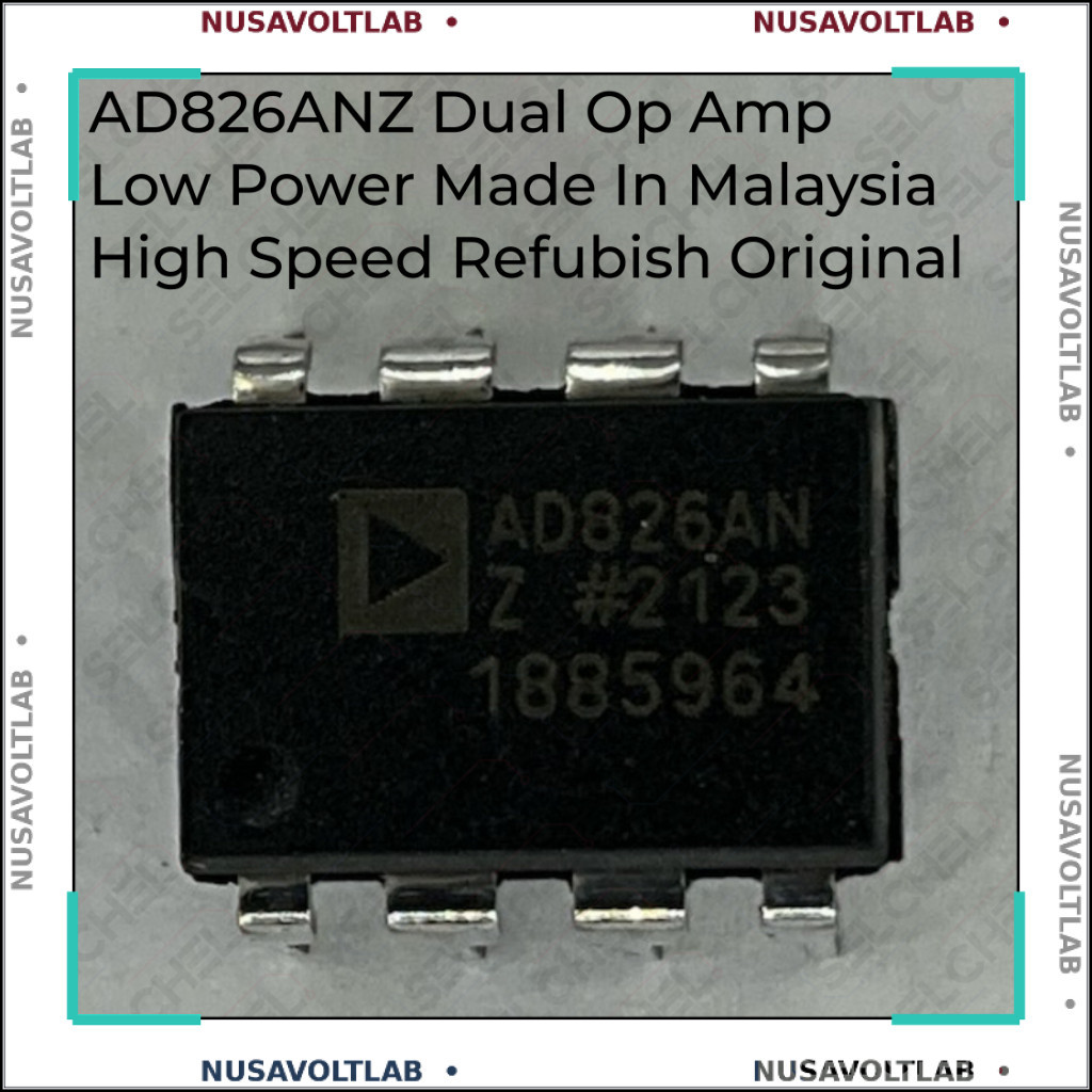 IC Op Amp AD826ANZ Dual High Speed Low Power DIP 8 Analog Devices Original Refurbish Malaysia