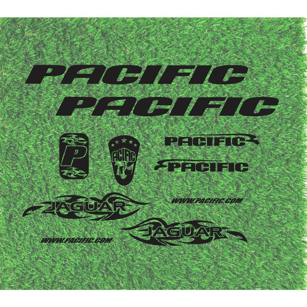 cutting stiker sepeda bmx pacific jaguar