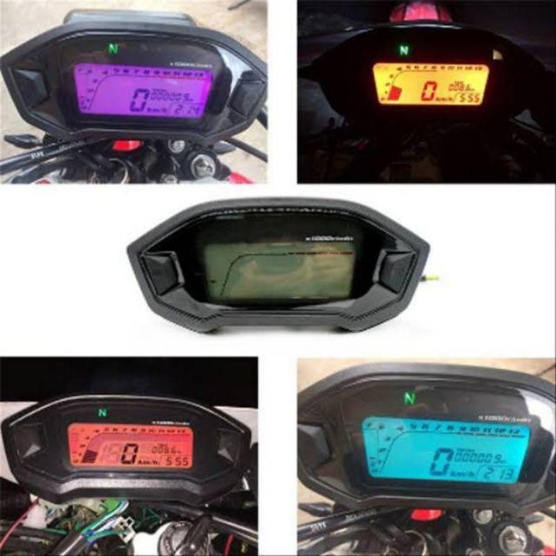 Spedometer rx 3 koso rx3n Led Monkey Digital Spedo Variasi Murah speedometer spido rx3n monkey mirip