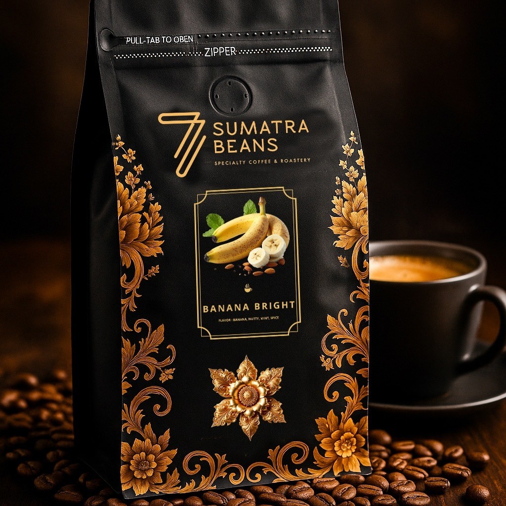 Seven Sumatra Beans Jakarta Banana Bright Specialty Coffee 100% Arabica 200gr