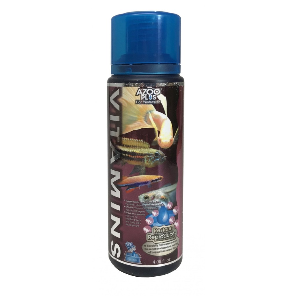 Azoo Plus Vitamin 120 ml Vitamin Ikan Hias Chana Koki Daya Tahan Ikan