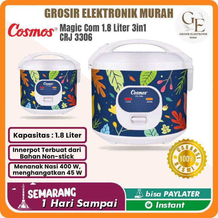 Magic Com Rice Cooker Cosmos CRJ 3306 / CRJ3306 / CRJ-3306