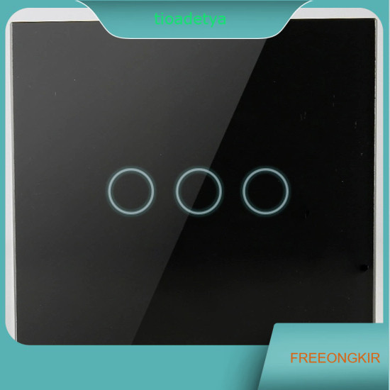 Saklar Lampu Dengan Remote dan Touch LED / Saklar Listrik Luxury Design