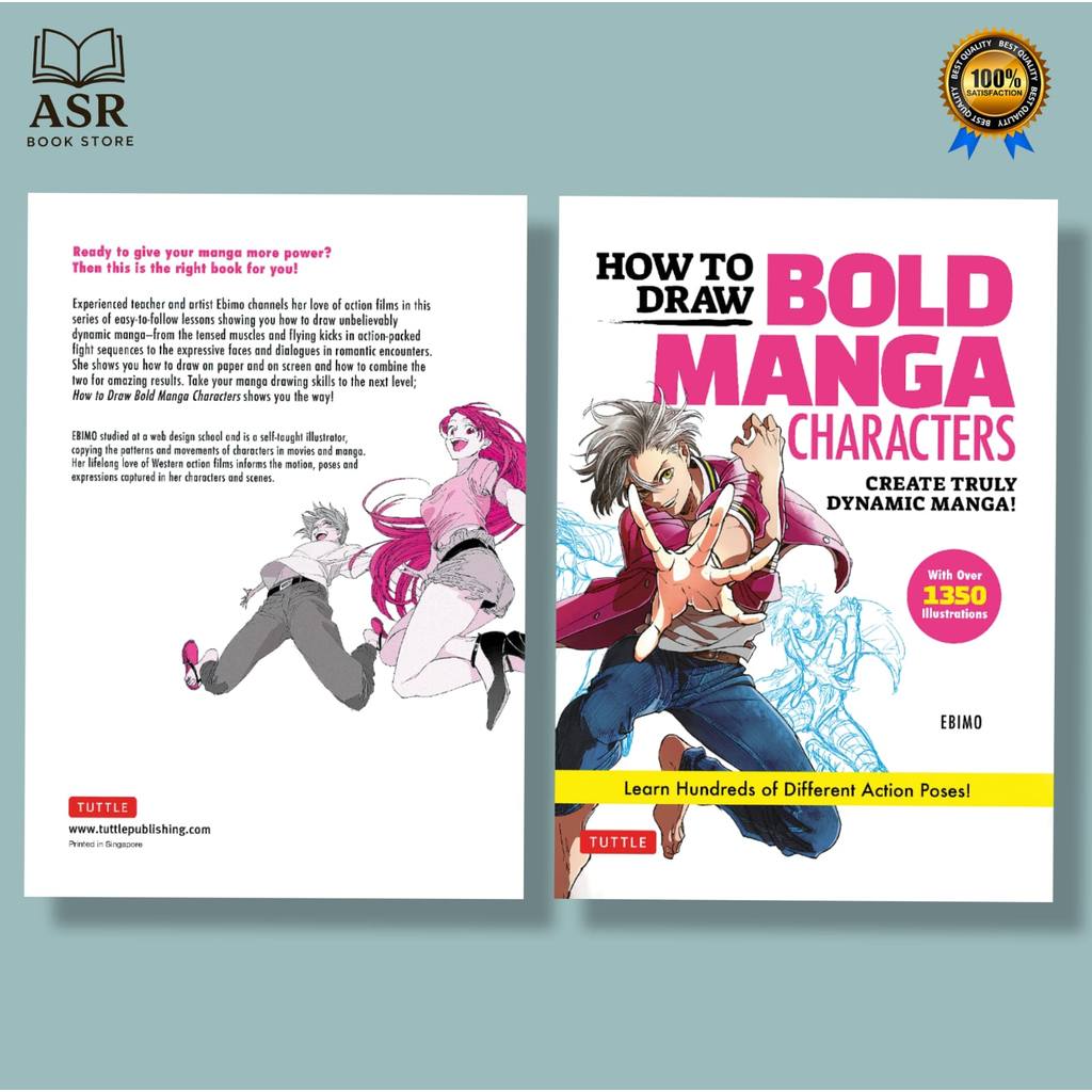 Buku How to Draw Bold Manga Characters - Create Truly Dynamic Manga Full Color