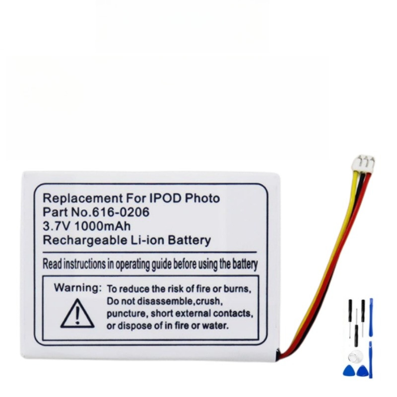 6160206 6160183 Battery 1000mAh Replacement For iPod Classic 4th Gen  Photo U2 A1059 20 40GB Battery