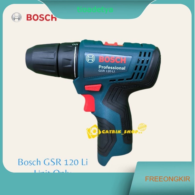 Bor Bosch GSR 120 Li Bor Baterai Bosch 12V Drill driver GSR 120 (Unit Only)