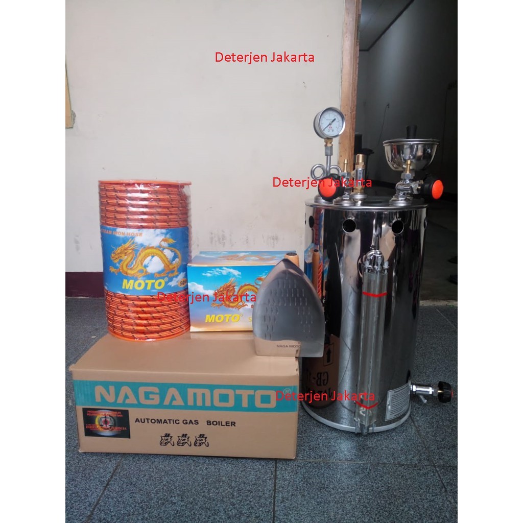 SETRIKA UAP / BOILER OTOMATIS NAGAMOTO 15 LITER MURAH ORIGINAL