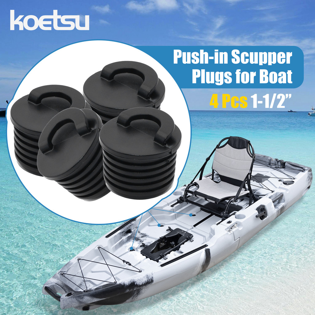 KOETSU Universal Marine Drain Plug - Stops Leaks in Ships, Yachts and Boats