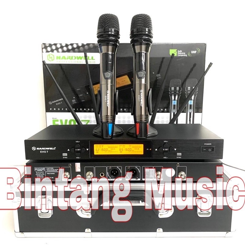 Mic Wireless Hardwell EVO7 Original Mikrofon hardwell evo 7 free koper