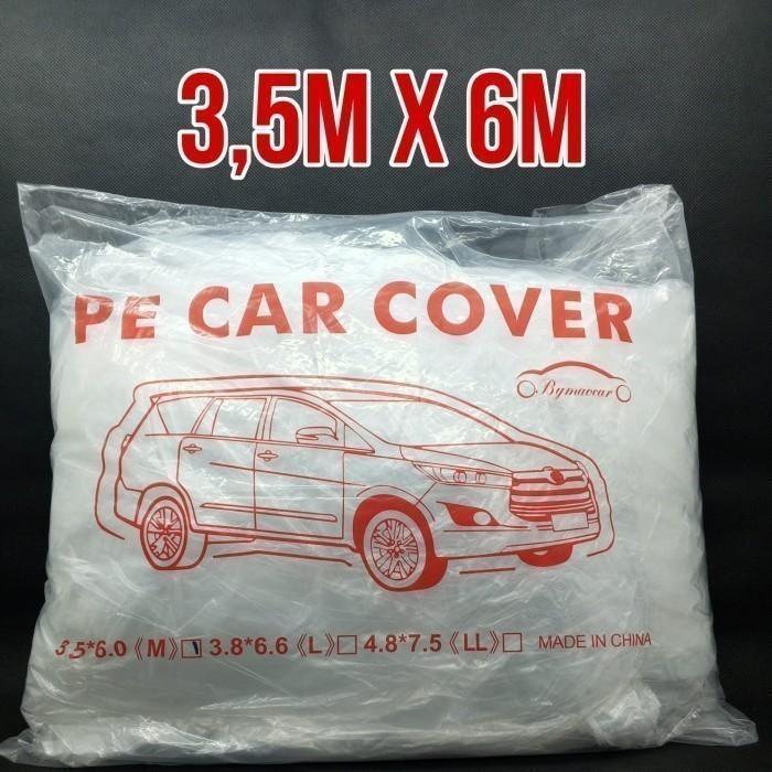 Mobil Cover Mobil Transparan Grade A Cover Mobil Plastik Sarung Mobil Plastik Transparan - M