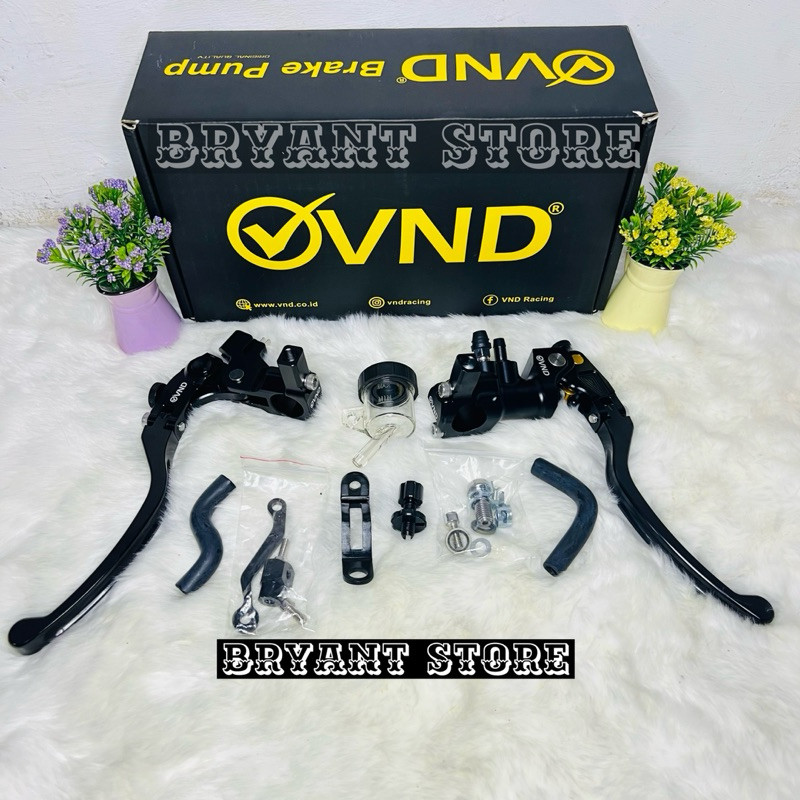 VND MASTER REM AK 55 1 TABUNG PISAH CNC Master Rem VND AK55 Radial Set Handle Kopling Ninja R RR Var