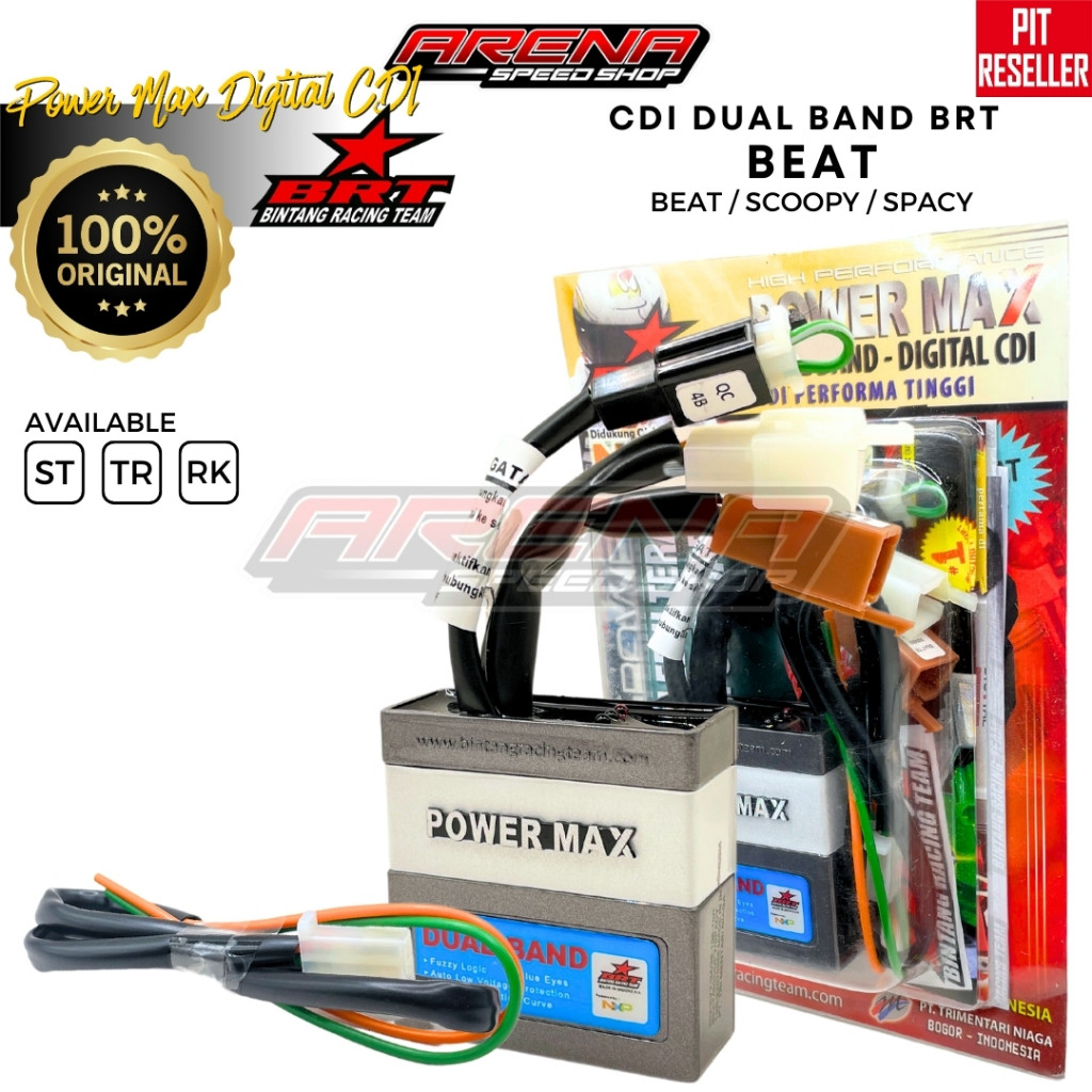 BRT Power Max Digital CDi BEAT Dual Band CDI Beat Karbu Dual Band ST TR RK Original BRT