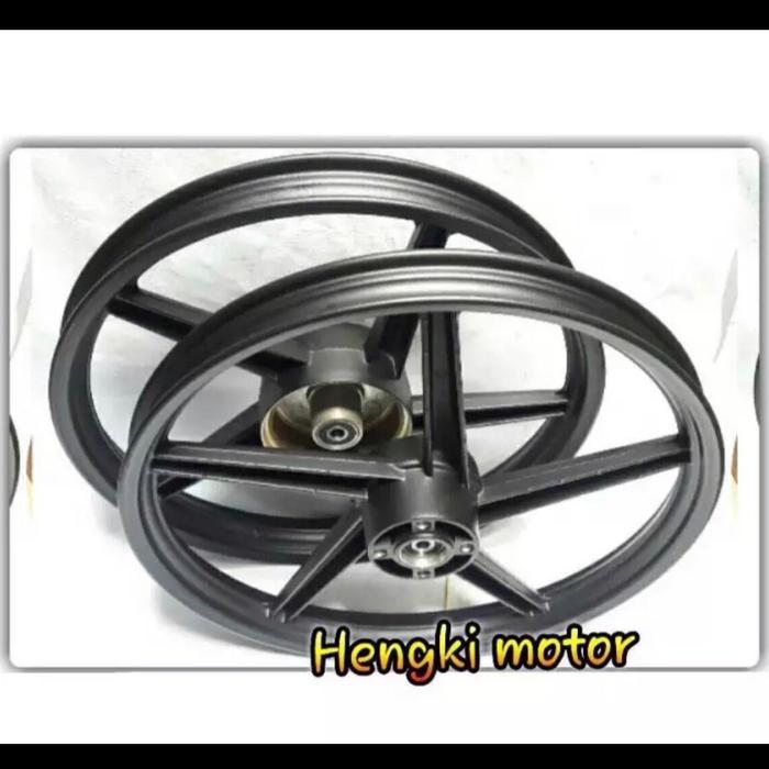 Velg racing palang 5 untuk smash uk 140/160x17 - Hitam, Smash