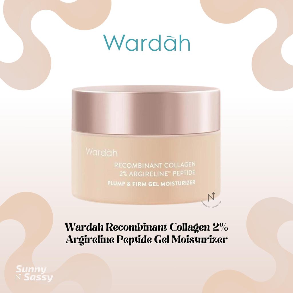 Wardah Collagen Moisturizer - Plump & Firm Recombinant Collagen + 2% Argireline Peptide Gel Moist - 