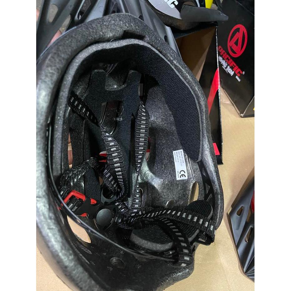 Helm sepeda Pacific SP J108 Mtb Roadbike Sepeda lipat - Black-Blue