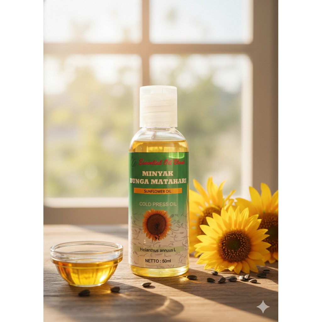 50ml Minyak Bunga Matahari Essential Oil - Minyak Esensial Sunflower Carrier Oil