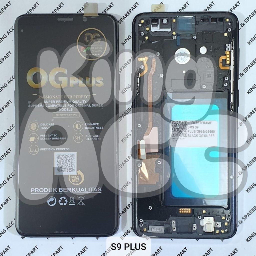 OG SUPER / MEETOO LCD TOUCHSCREEN + FRAME SAMSUNG GALAXY S9 PLUS / G965 / G9650