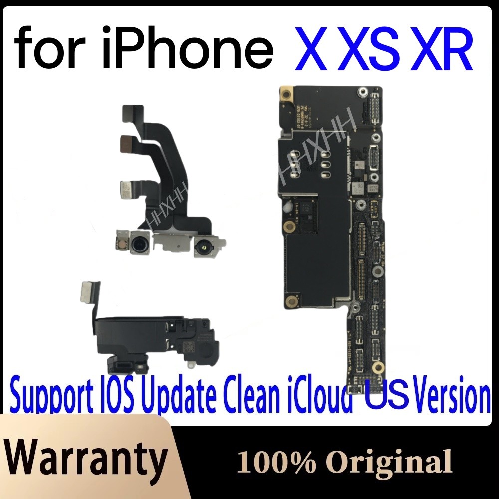 for iPhone X Mother Board 64GB 128GB Original Motherboard for iPhone XR/Xs Max Motherboard With Face