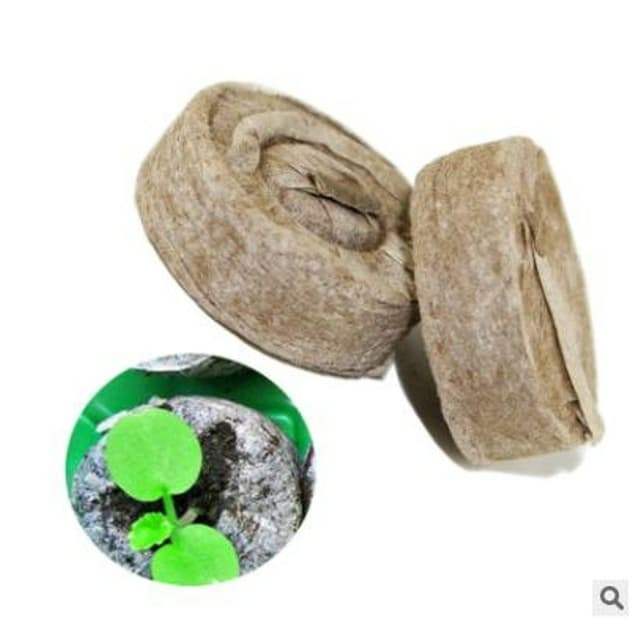 Jiffy Peat Pellet 30mm Media Semai Praktis - Cocopeat Pellet Pot Tanaman Portable Langsung Tanam Tan